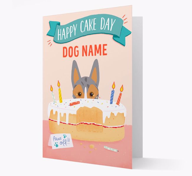 Happy Cake Day: Personalized {breedFullName} Card